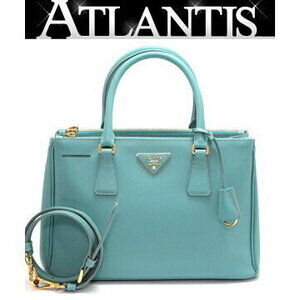 Prada Galleria Bag Blue Saffiano Leather